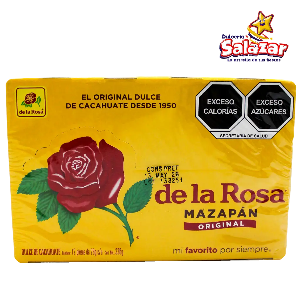 [ROS0323] MAZAPAN DE LA ROSA GRANDE -D.336G- "C/48/12"