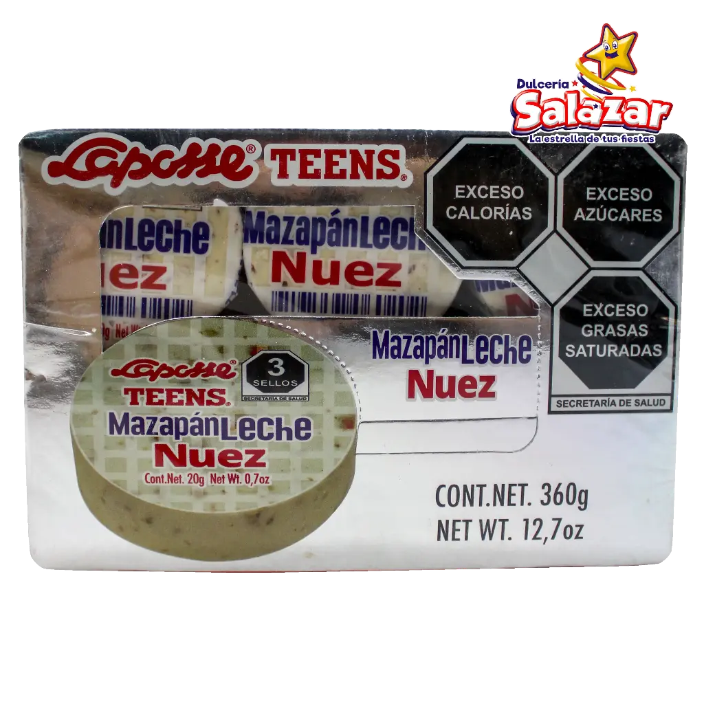 MAZAPAN LAPOSSE LECHE/NUEZ -D.360G- "C/10/18"