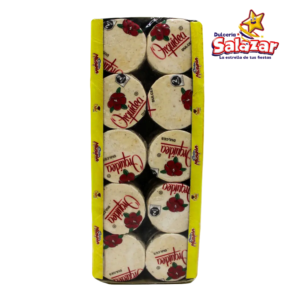 MAZAPAN ORQUIDEA 40PZA -D.1KG- "C/20/40"