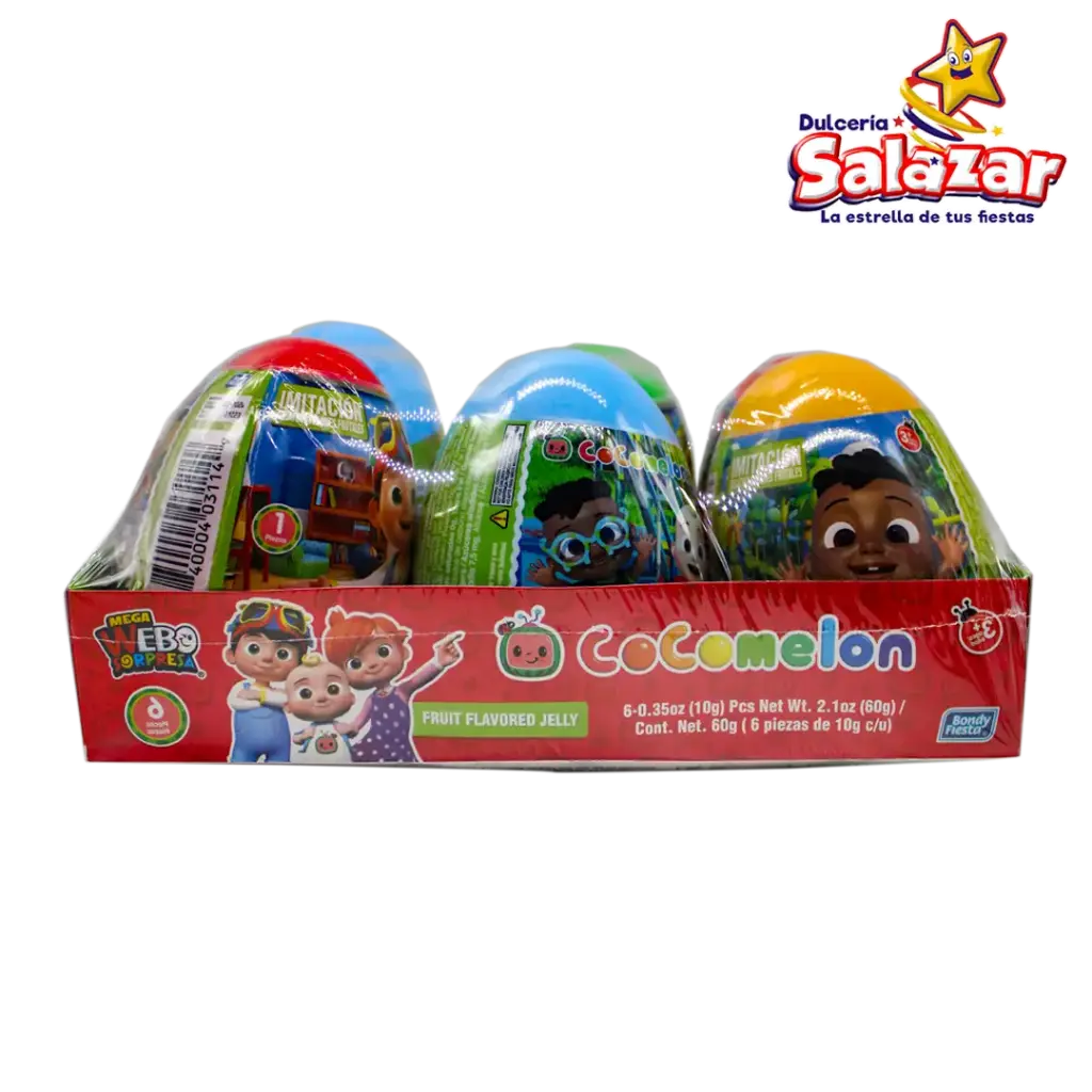 MEGA HUEVO COCOMELON JUGUETE SORPRESA G03115 -D.60G- "C/12/6"