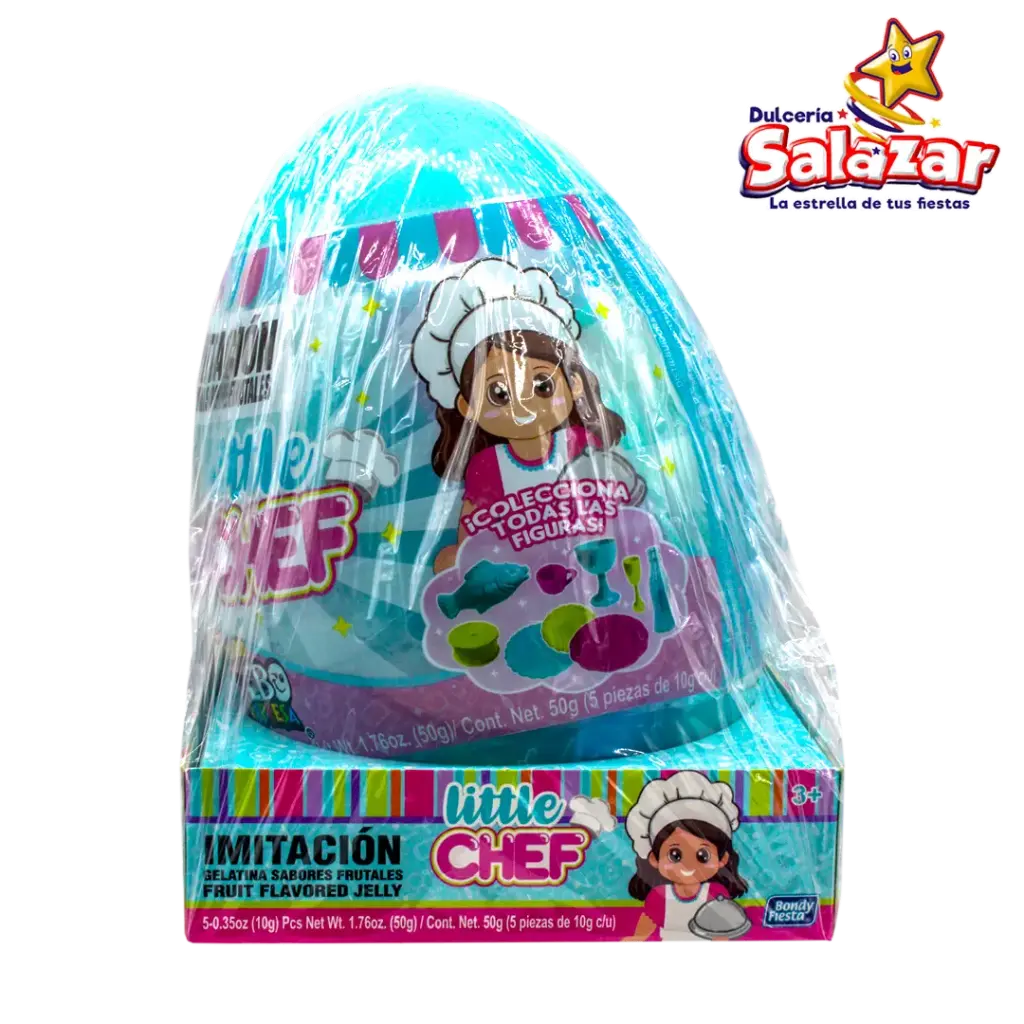 MEGA HUEVO LITTLE CHEF G03075 C/IMITACION GELAT -D.50GR- "C/32/1"
