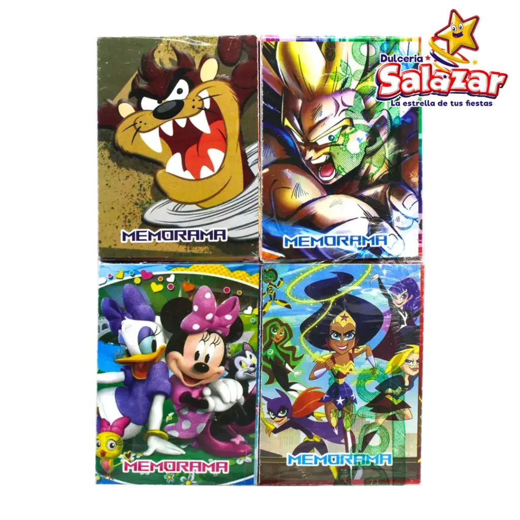 MEMORAMA VARIOS 12 CAJITAS "C/50/12"