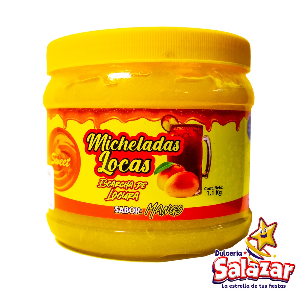 MICHELADAS LOCAS SABOR MANGO DULCE -BOT.1KG- "C/12/1"