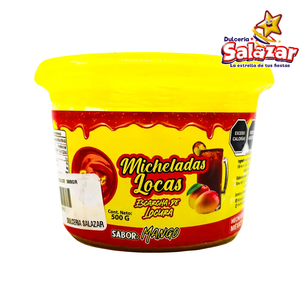 MICHELADAS LOCAS SABOR MANGO DULCE -BOT.500G- "C/18/1"