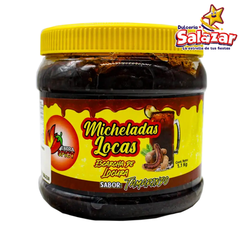 [ART0006] MICHELADAS LOCAS SABOR TAMARINDO CHILE -BOT.1.1KG- "C/12/1"