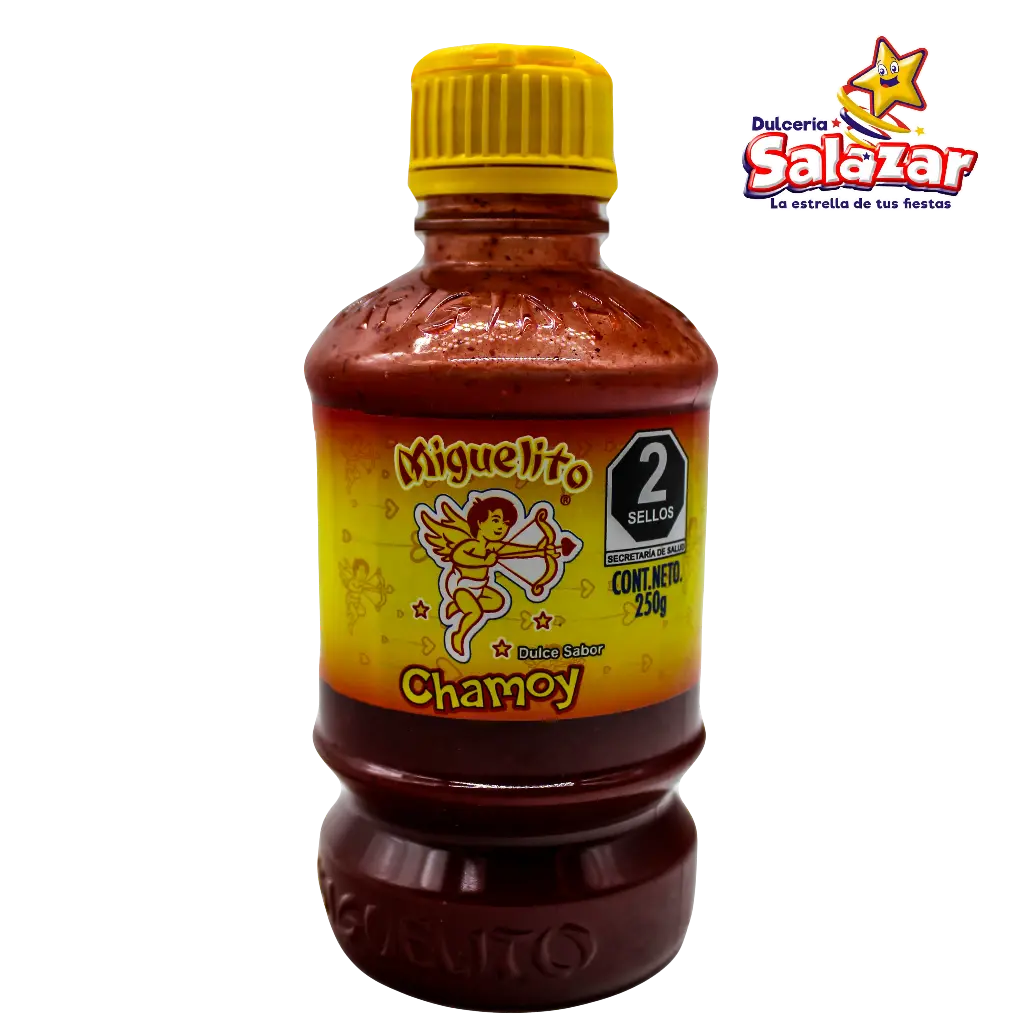 MIGUELITO CHAMOY LIQUIDO BOTELLA -BOT.250ML- "C/48/1"