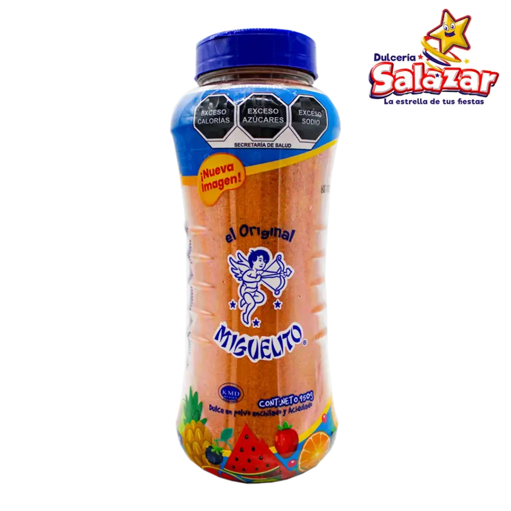 MIGUELITO CHAMOY POLVO TARRO TAPA AZUL -BOT.950G- "C/12/1"