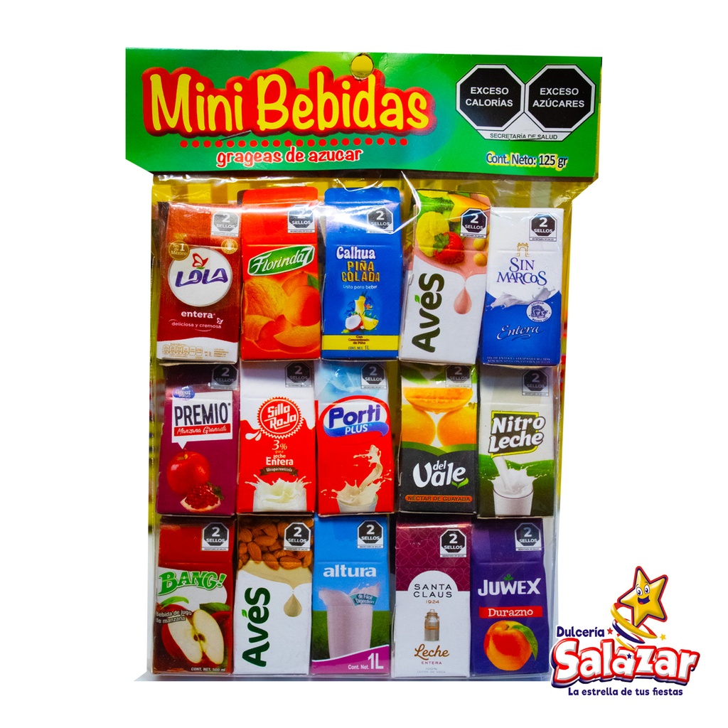 MINI BEBIDAS CON GRAGEA AURUS -B.135G- "C/35/15"