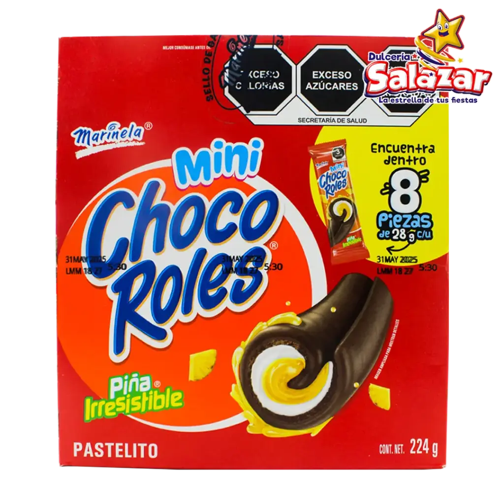 MINI CHOCOROLES MARINELA -D.224G- "C/12/8"