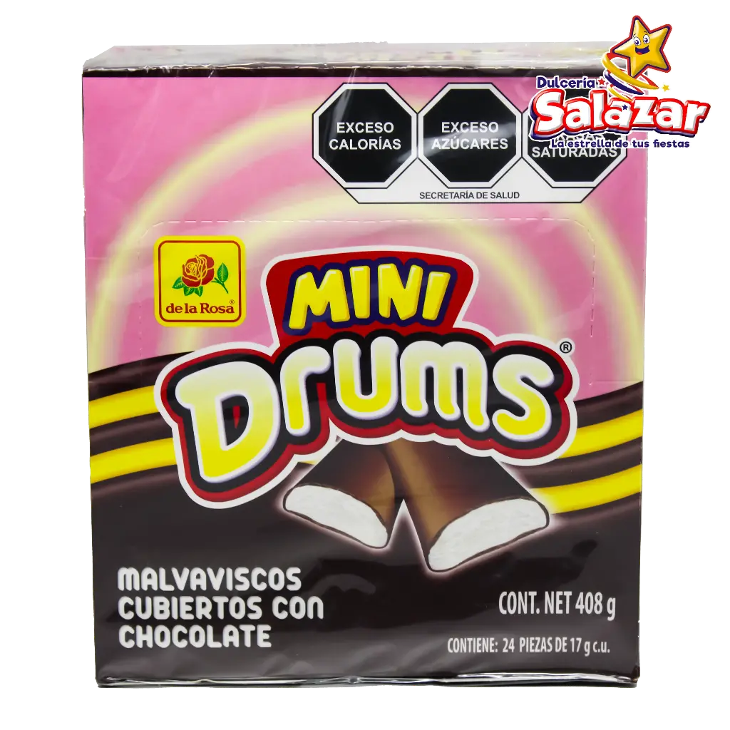 MINI DRUMS MALVAVISCO C/CHOC DLR -D.408G- "C/16/24"