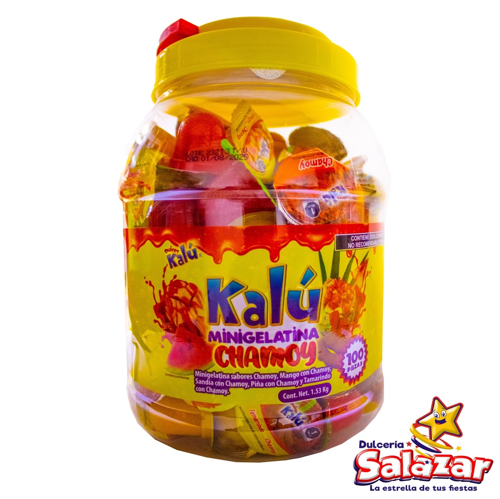 MINI GELATINA KALU MIX CHAMOY -V.1.53KG- "C/6/100"