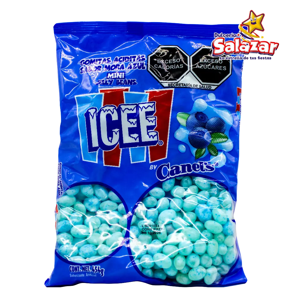 MINI JELLY BEANS MORA ICEE CANELS -B.454G - "C/24/1"