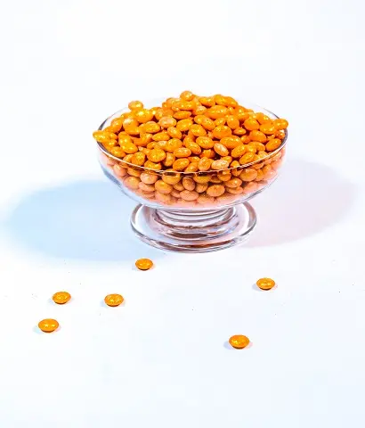 [TRU0260] MINI LUNETA DIAMANTADA NARANJA X KILO AG "C/10/1"