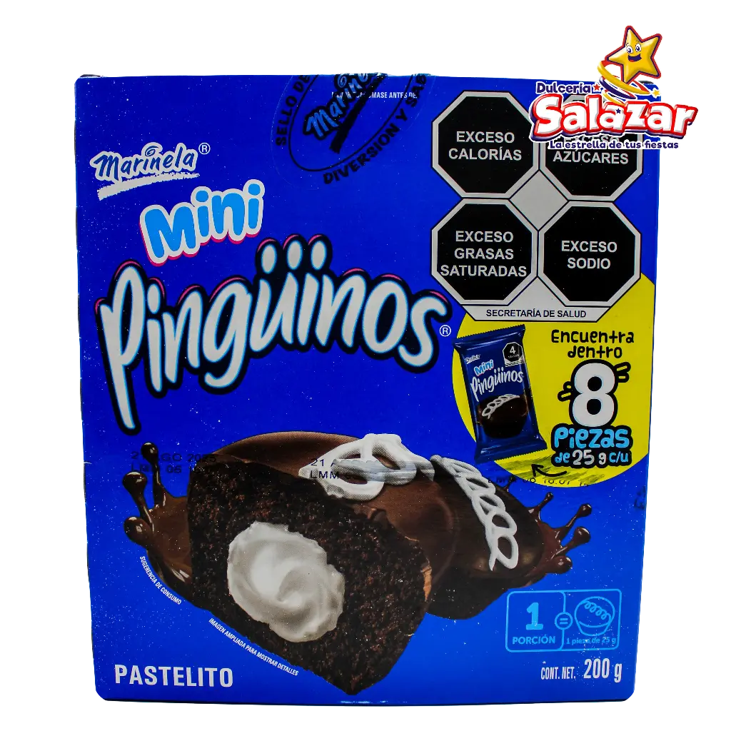 [MARI0004] MINI PINGUINOS MARINELA -D.200G- "C/10/8"
