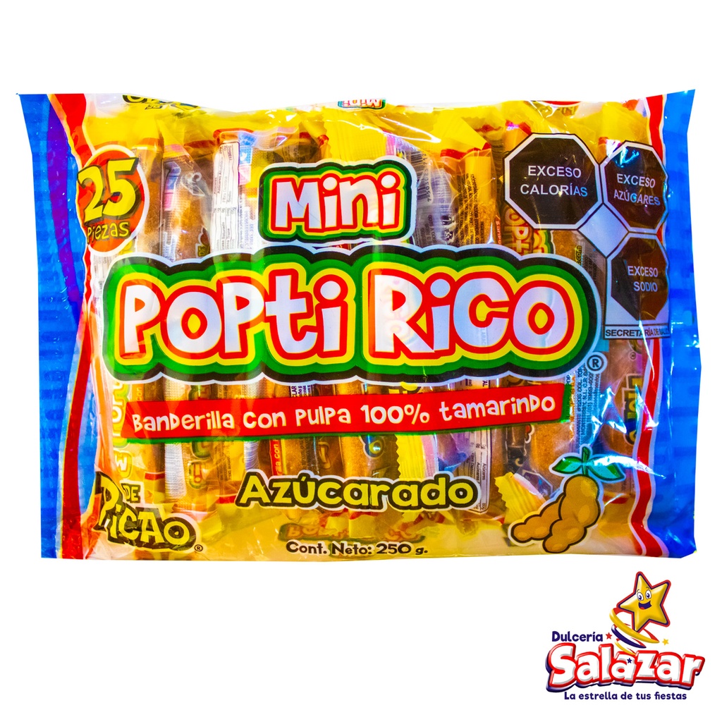 [PIC0014] MINI POPTIRICO AZUCARADO PICAO -B.250G- "C/30/25"
