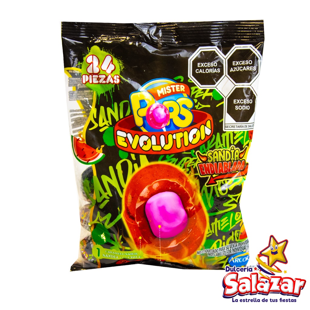 MISTER POPS EVOLUTION SANDIA ENDIABLADA -B.432G- "C/16/24"