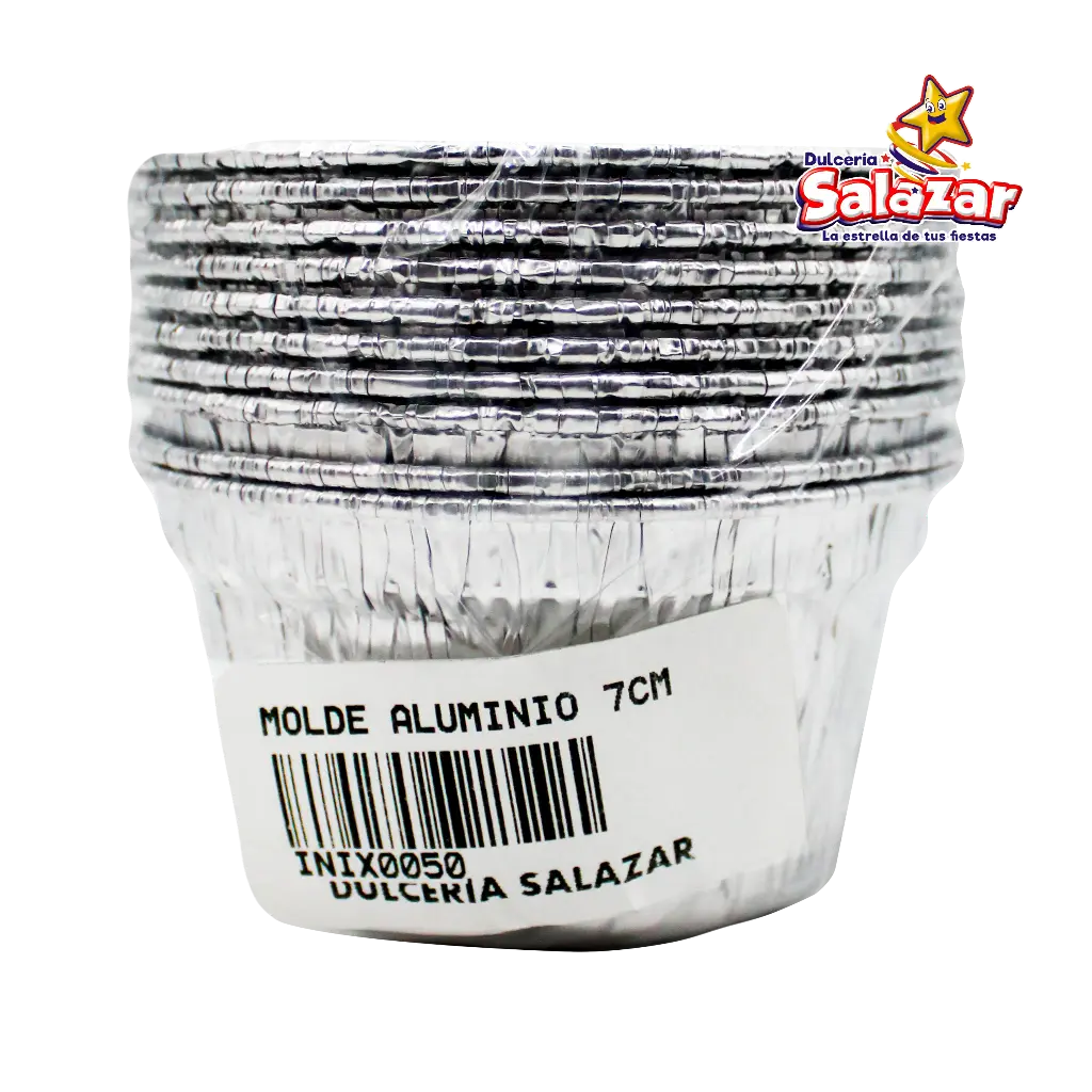 MOLDE ALUMINIO FLAN INDIV. 7CM AL-07 "C/40/10"