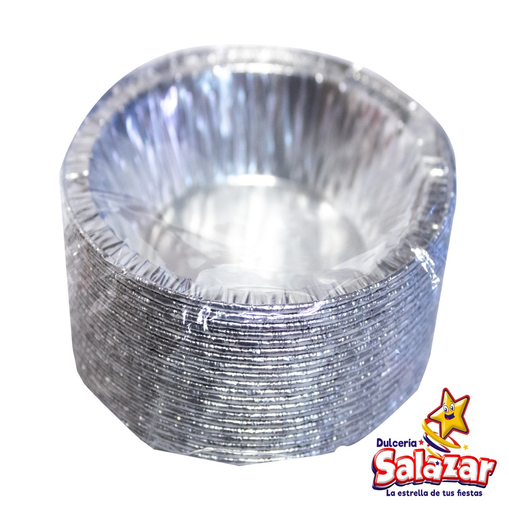 MOLDE ALUMINIO  9 CM  AL-09 INIX -B.20PZA- "C/50/20"