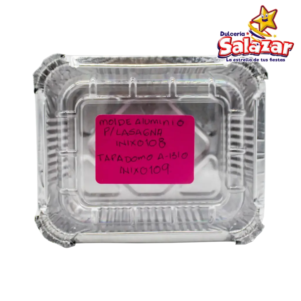 [INIX0108] MOLDE ALUMINIO P/LASAGNA AL-1310 INIX -B.5PZ- "C/60/5"