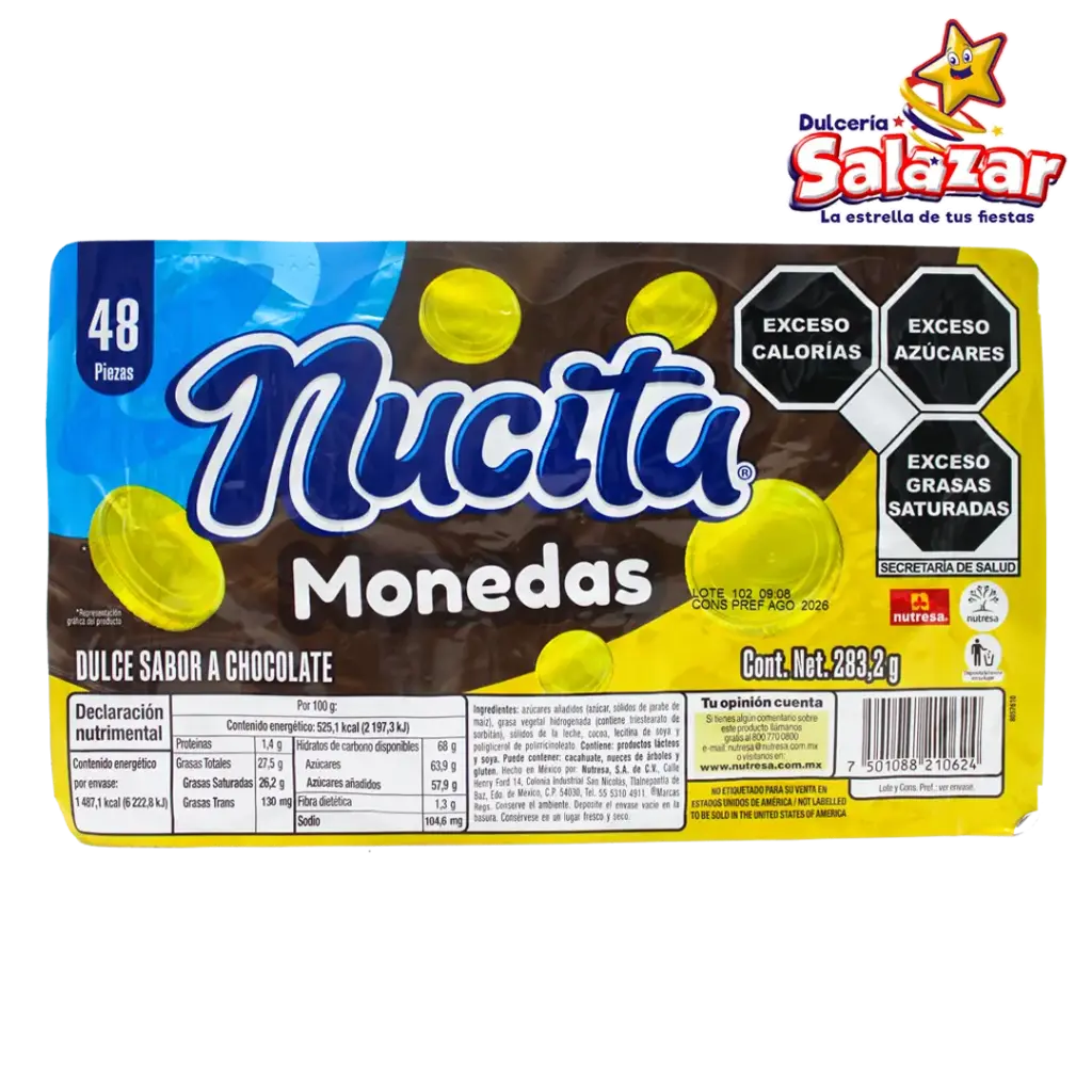 MONEDAS CHOCOLATE NUTRESA -D.283.2G- "C/18/48"