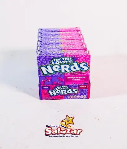 [ABA0015] NERDS SABOR UVA/FRESA -D.280G- "C/16/6"