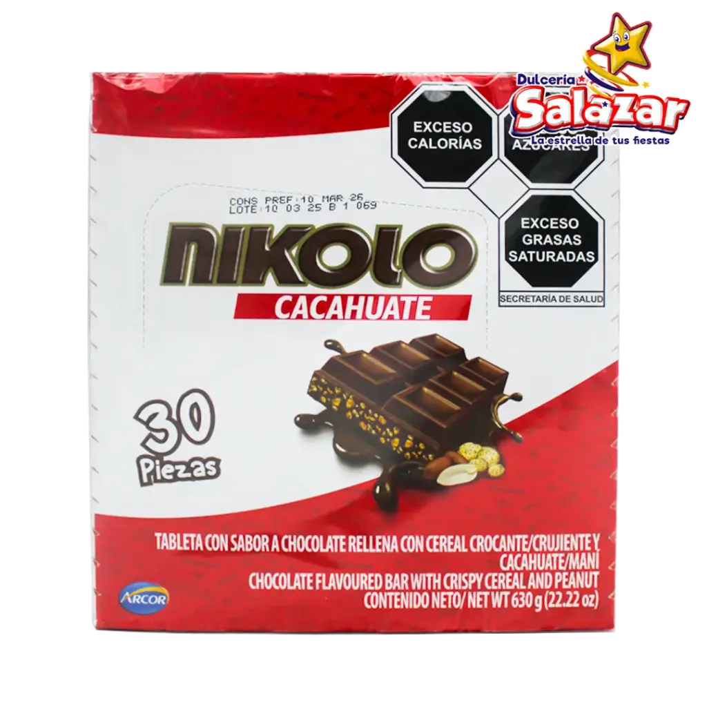 [DOS0053] NIKOLO CACAHUATE ARCOR -D.630G- "C/16/30"