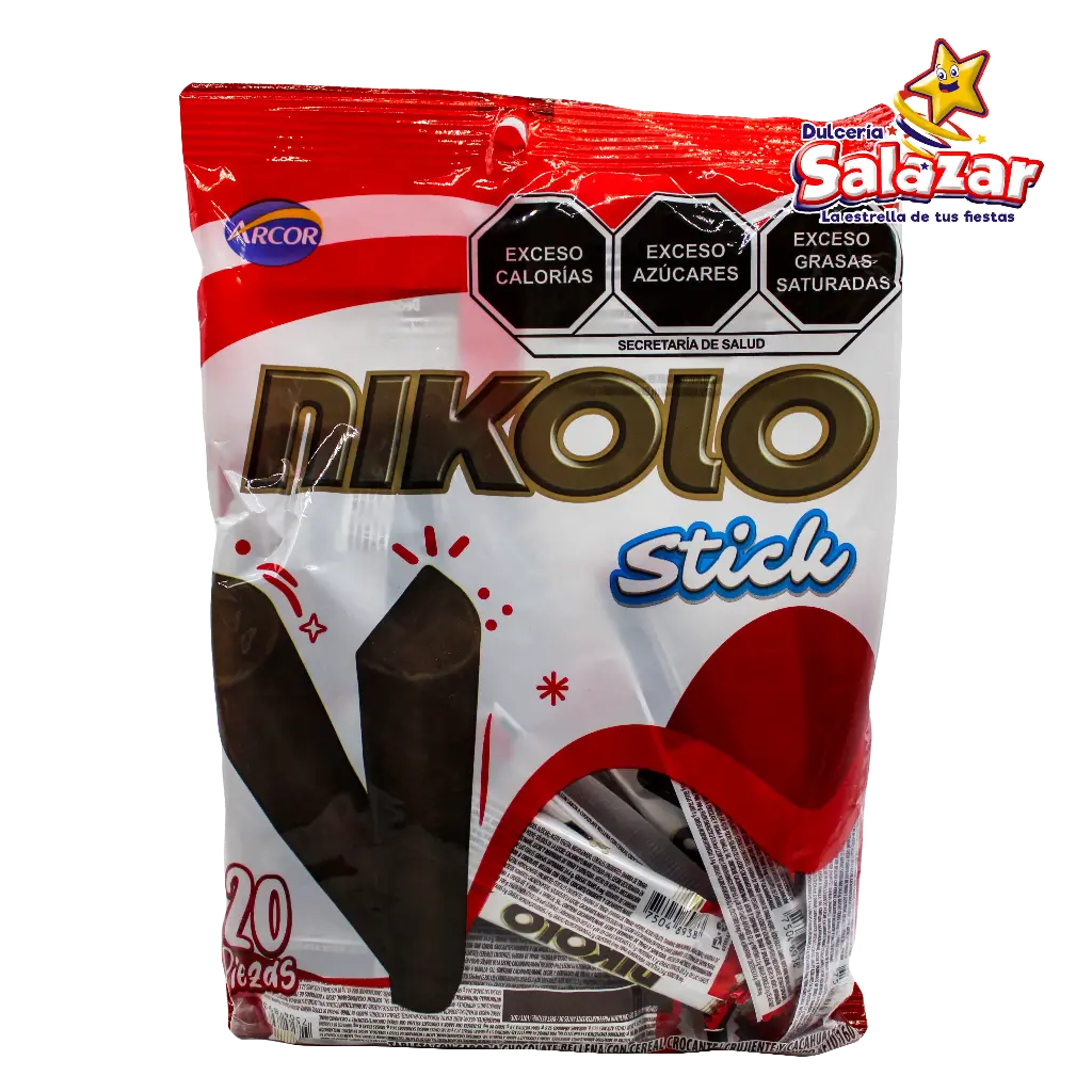 NIKOLO STICK CHOCOLATE ARCOR -B.160G- "C/20/20"