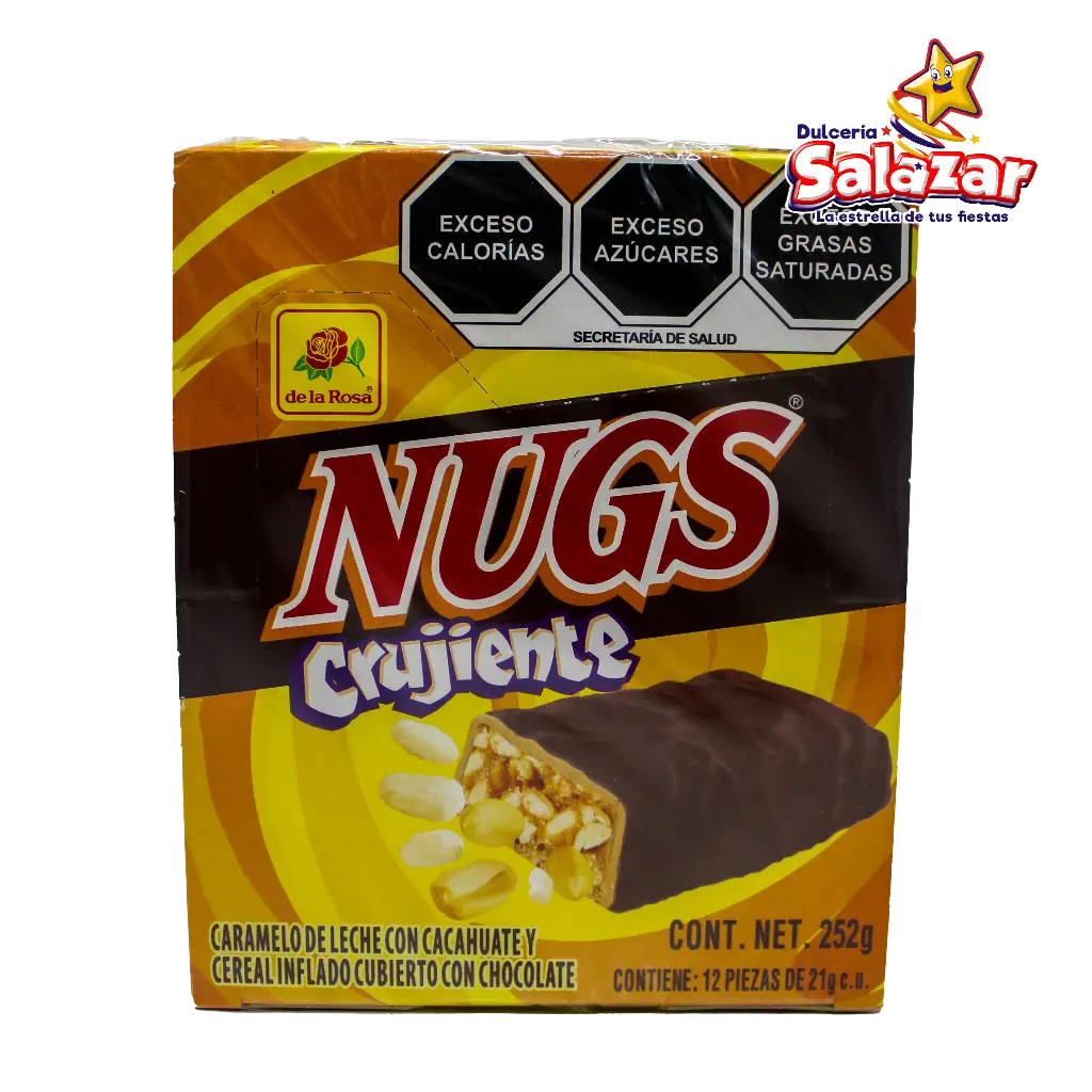 CHOCOLATE NUGS CRUJIENTE DLR -D.252G- "C/24/12"