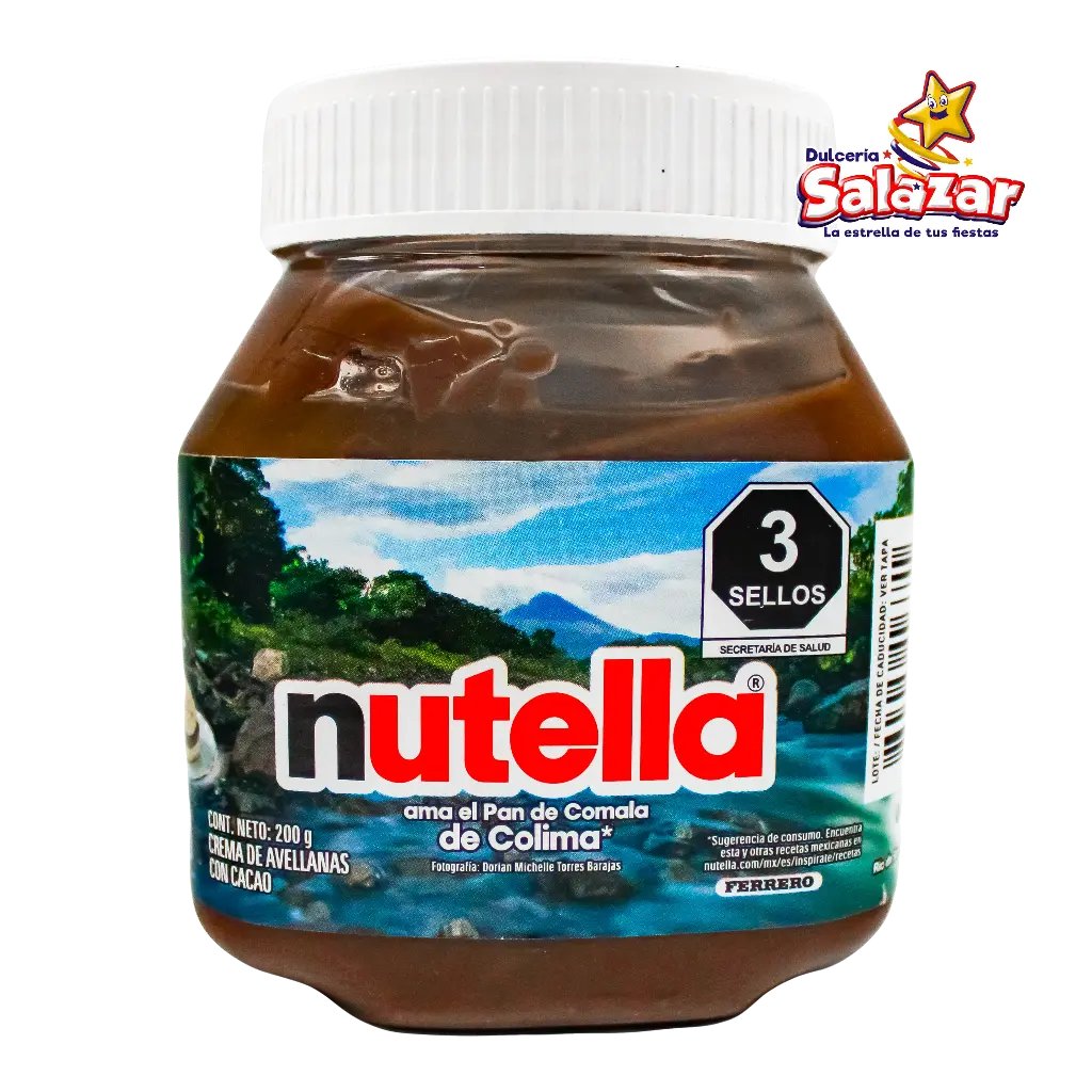 NUTELLA CREMA DE AVELLANA -F.200G- "C/12/1"