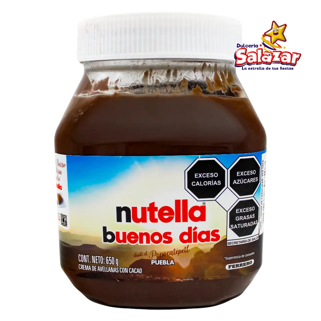 NUTELLA CREMA DE AVELLANA -D.650G- "C/12/1"