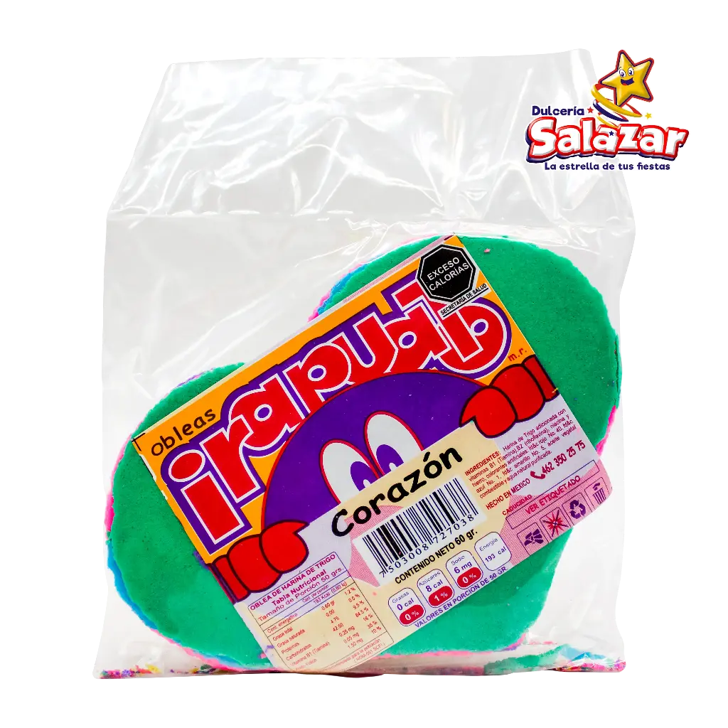 [OIR0002] OBLEA CORAZON IRAPUATO -B.32PZA- "C/48/32"
