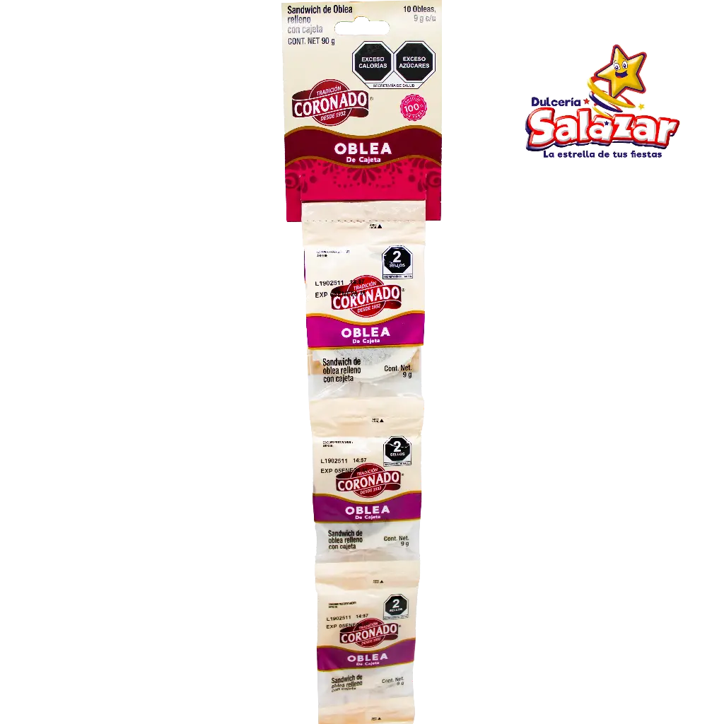 [RCO0122] OBLEA CORONADAS CORONADO -T.90G- "C/50/10"