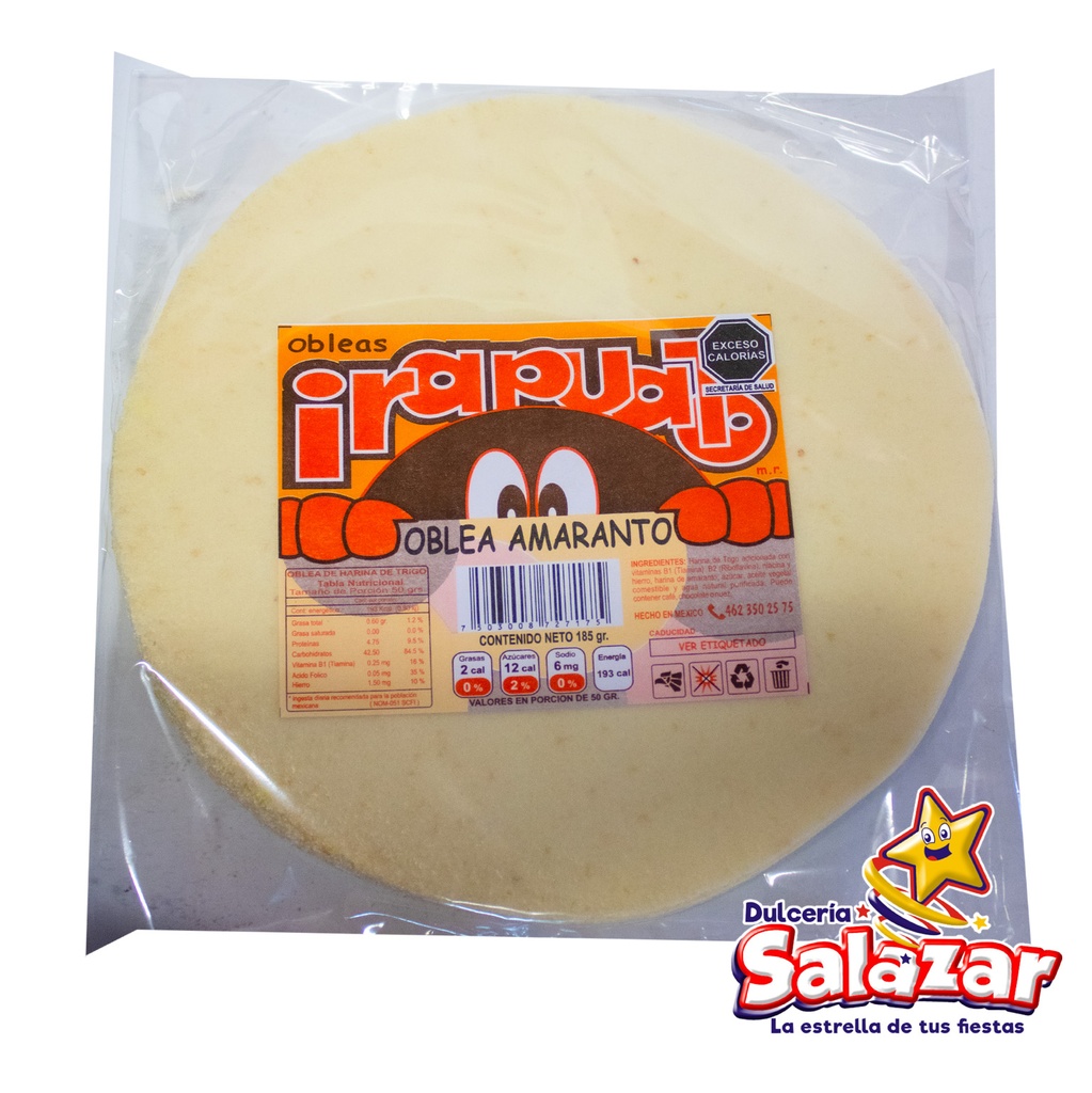 [OIR0019] OBLEA JUMBO AMARANTO IRAPUATO  FIG. VARI -B.185G- "C/30/1"
