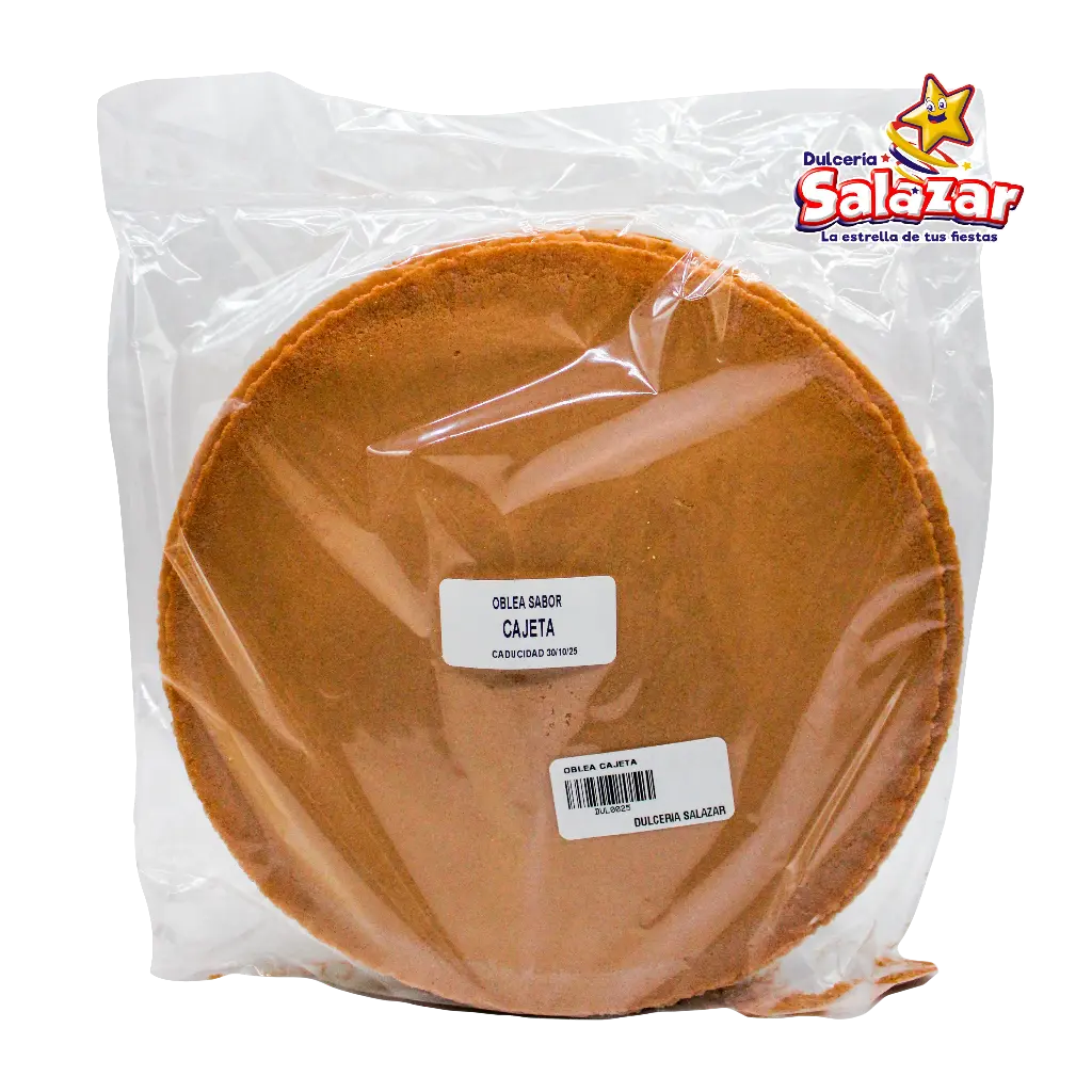 OBLEA SABORES CAJETA DULTITEP "C/32/1"