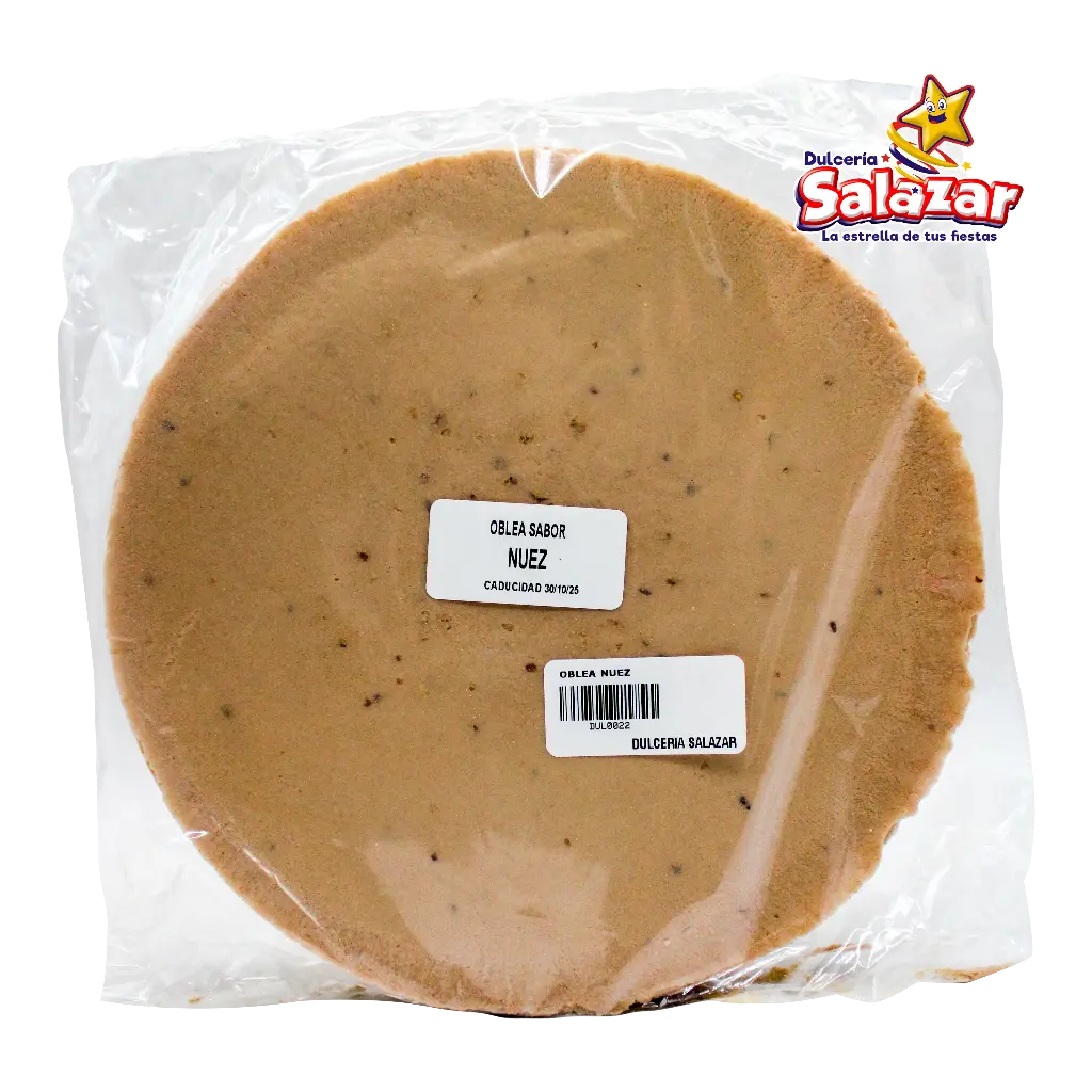 [DUL0022] OBLEA SABORES NUEZ DULTITEP "C/32/1"