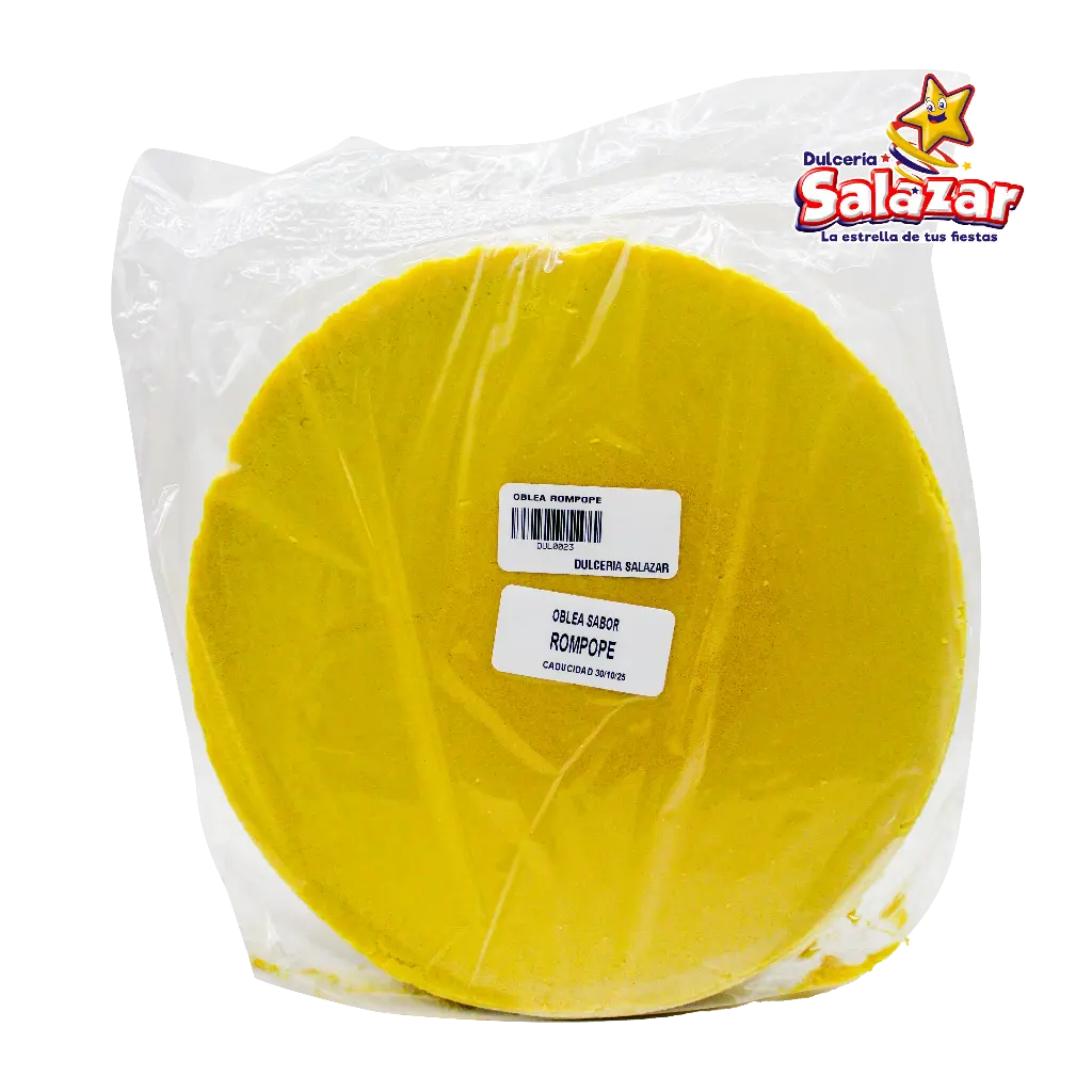 [DUL0023] OBLEA SABORES ROMPOPE DULTITEP "C/32/1"