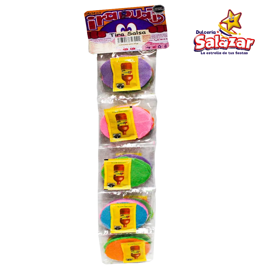 OBLEA TIRA C/SALSA  IRAPUATO -T.35G- "C/30/10"