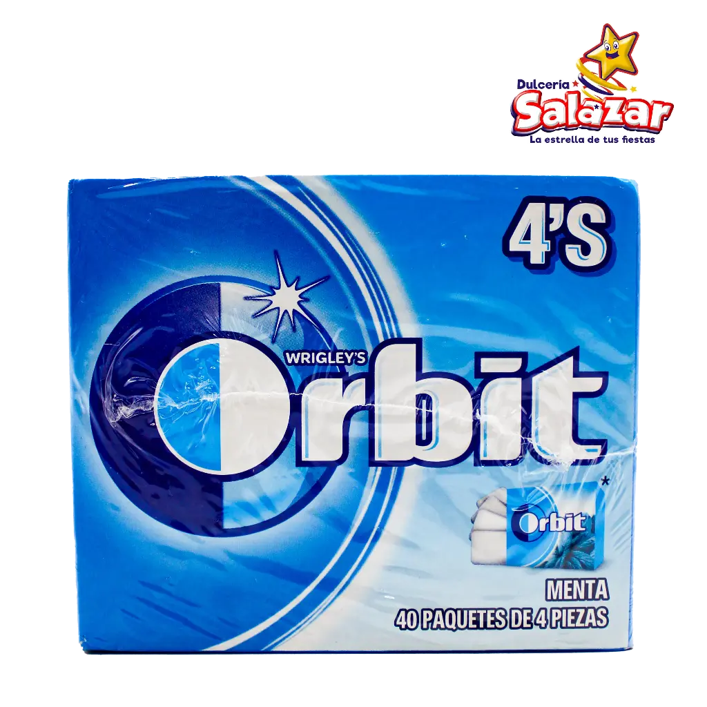 [EFF0142] ORBIT WRIGLEY'S MENTA 4'P -D.196G- "C/24/40"