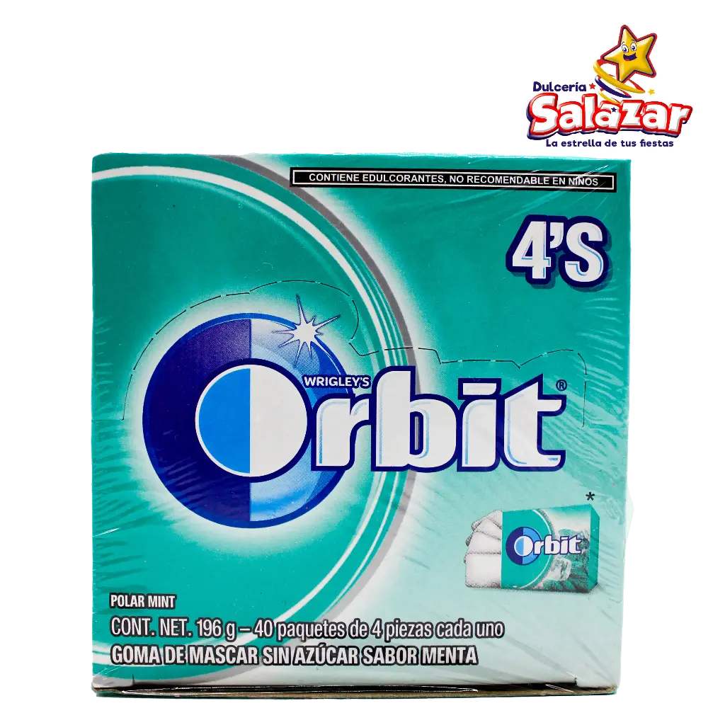 [EFF0143] ORBIT WRIGLEY'S POLAR MINT 4'P -D.196G- "C/24/40"
