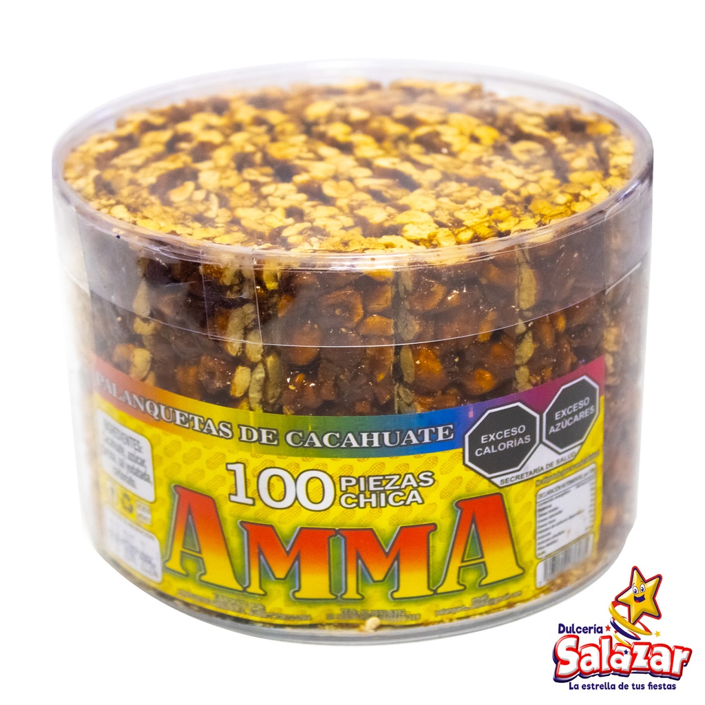 [AMM0037] PALANQUETA AMMA CHICA -E.100PZA- "C/18/1"