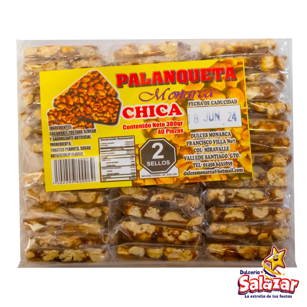 PALANQUETA CHICA J-R MONARCA -B.380G- "C/24/40"