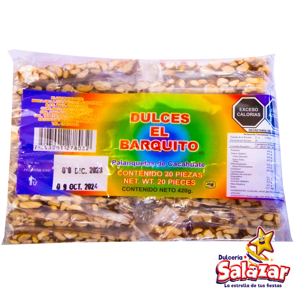 PALANQUETA EL BARQUITO -B.420G- "C/32/20"