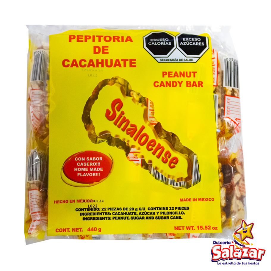 [SIN0006] PALANQUETA SINALOENSE NORMAL MINI -B440G- "C/20/22"