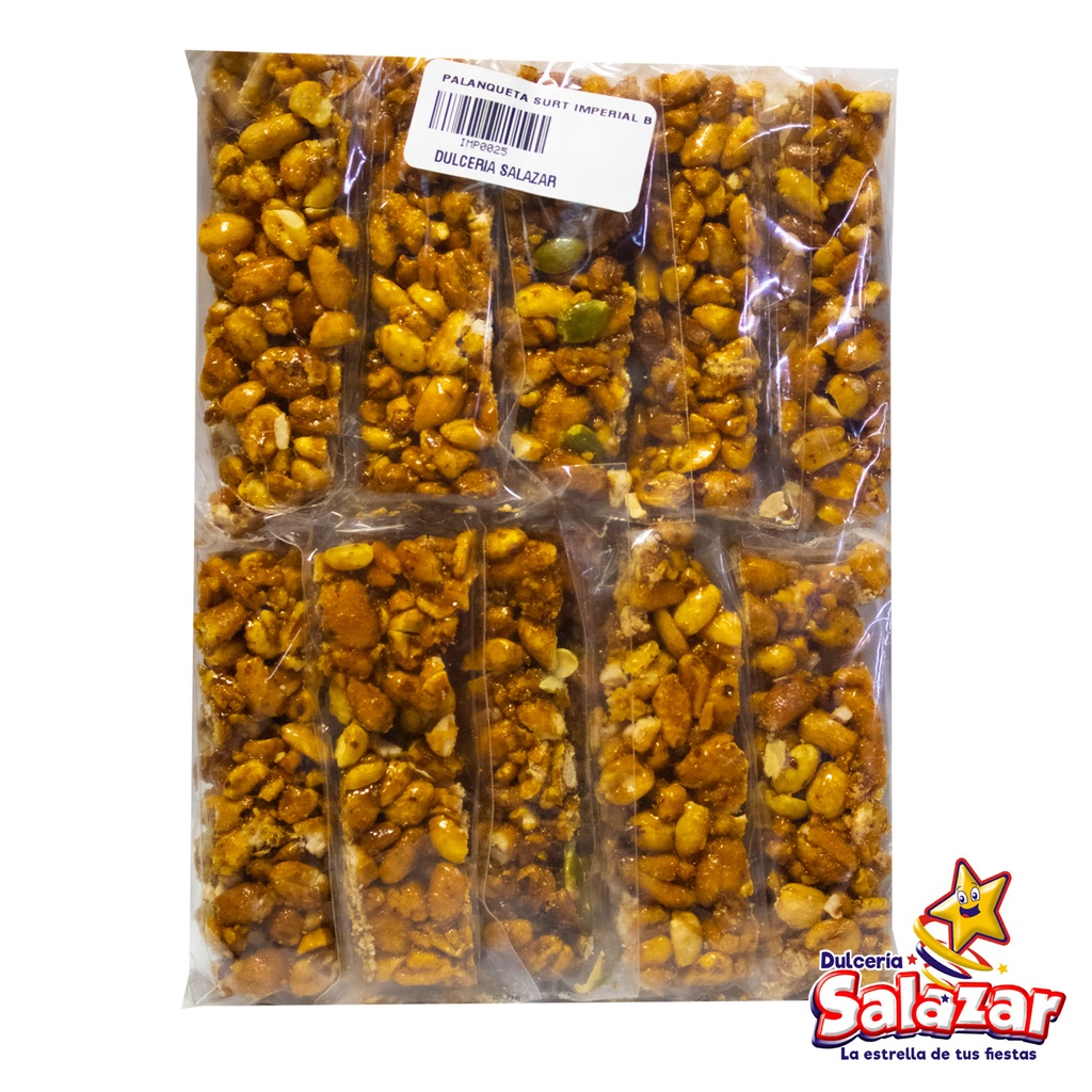 PALANQUETA SURTIDA IMPERIAL -B.20PZA- "C/50/20"