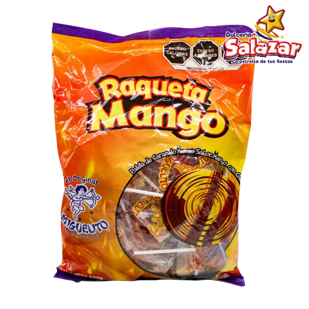 [MIG0038] PALETA  RAQUETA MANGO MIGUELITO -B.800G- "C/20/40"
