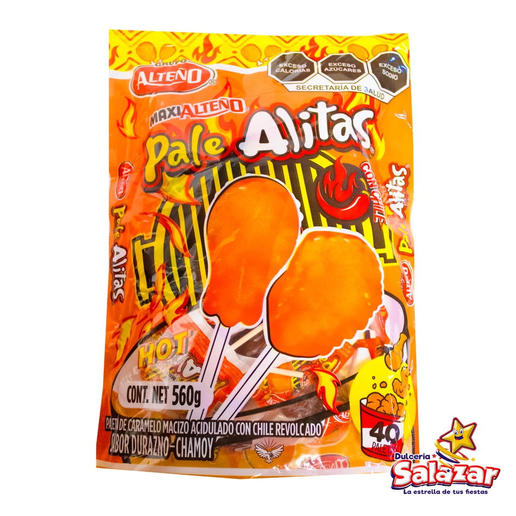 [ALT0055] PALETA ALITAS HOT MAXI ALTEÑO -B.560G- "C/20/40"