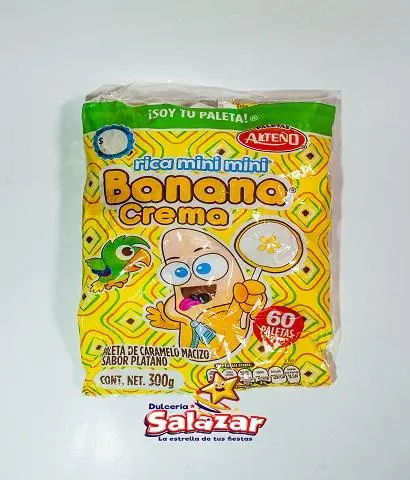 PALETA BANANA CREMA MINI MINI ALTEÑO -B.300G- "C/32/60"