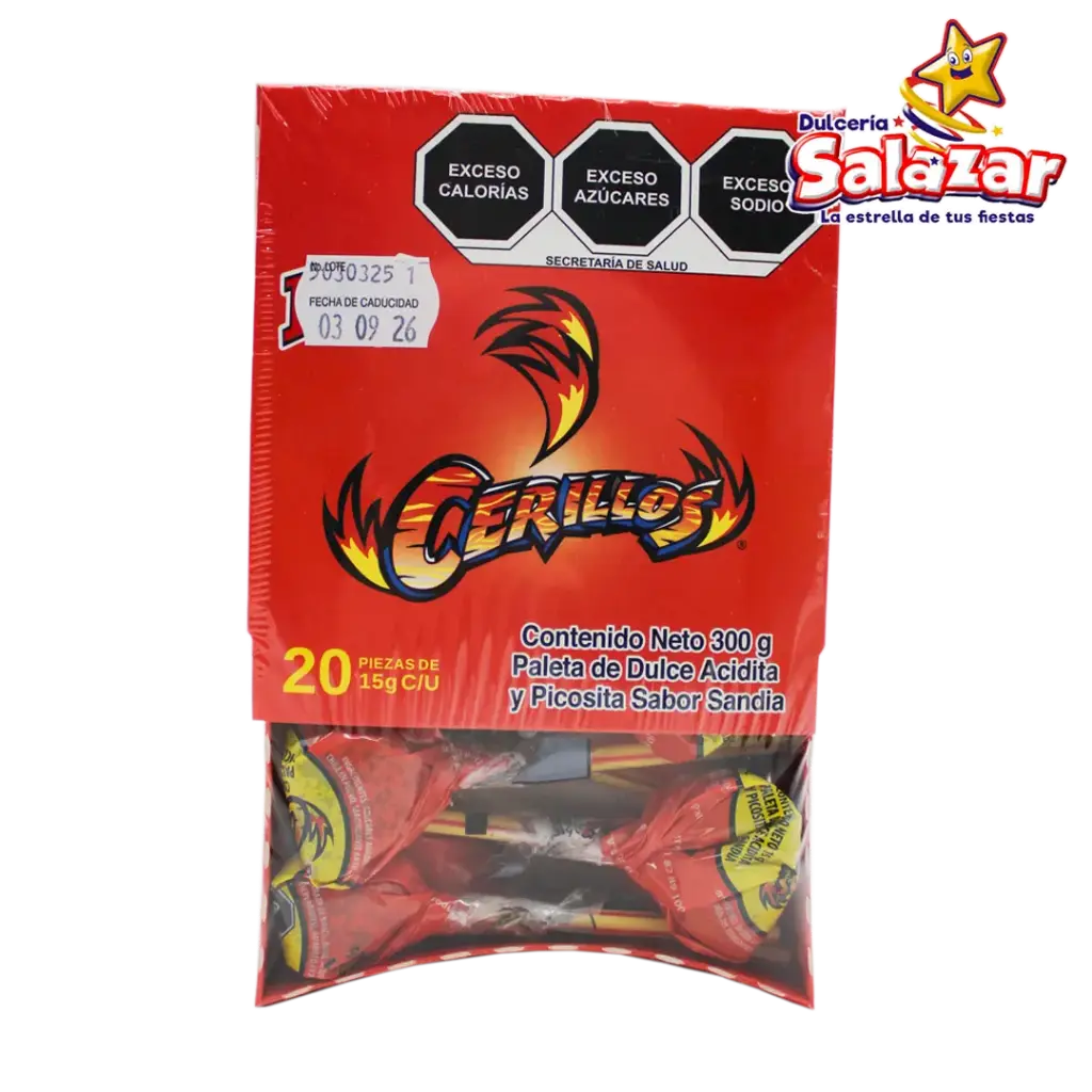 [IND0004] PALETA CERILLOS TAMARINDO INDY -D.300G- "C/30/20"