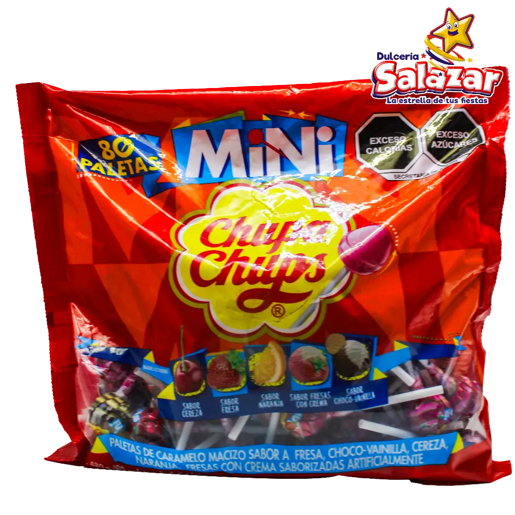 PALETA CHUPA CHUPS PALETA MINI SURTIDA -B.480G- "C/18/80"