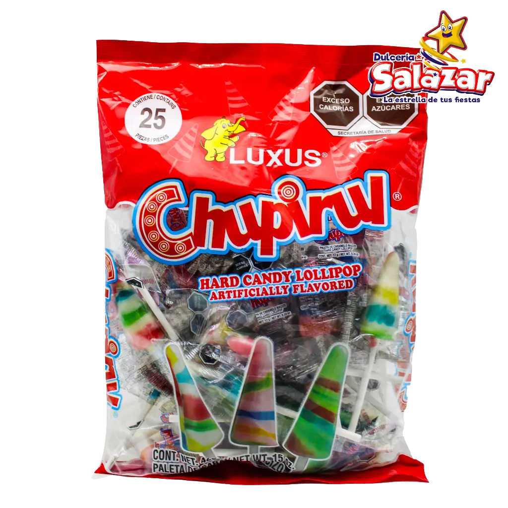 [TEC0016] PALETA CHUPIRUL LUXUS -B.425G.- "C/20/25"